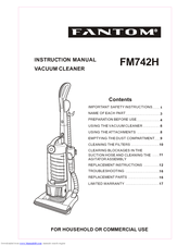 Fantom FM742H Instruction Manual