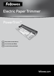 Fellowes PowerTrim Instructions Manual