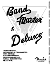 Fender Band-Master Owner's Manual