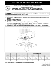 Frigidaire 26 Installation Instructions Manual