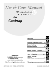 Frigidaire 318200682 (0604) Rev Use And Care Manual
