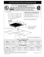 Frigidaire 318205408(0901) Installation Instructions Manual