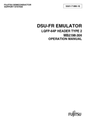 Fujitsu LQFP-64P Operation Manual