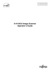 Fujitsu ScanPartner FI-4110CU Operator's Manual