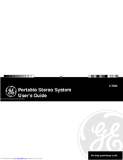 GE 3-7025 User Manual