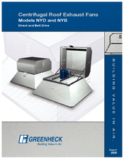 Greenheck Centrifugal Roof Exhaust Fans NYB Brochure & Specs