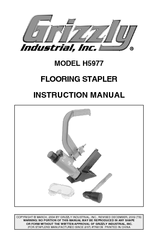 Grizzly FLOORING STAPLER H5977 Instruction Manual