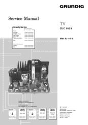 Grundig MW 82-50/ 8 Service Manual