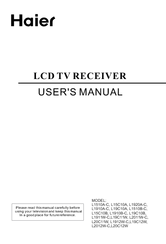 Haier L19C12W User Manual