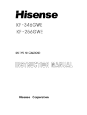 Hisense KF 346GWE Instruction Manual