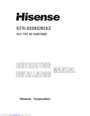 Hisense KFR-3208AE Instruction & Installation Manual