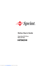 Hitachi SH-P300 Online User's Manual