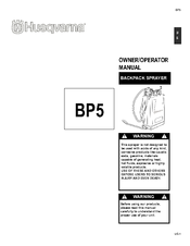 Husqvarna BP5 Owner's/Operator's Manual