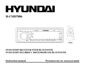 Hyundai DVD/CD/MP3 Receiver with Bluetooth H-CMD7086 Instruction Manual