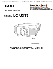 Eiki LC-UXT3 Owner's Instruction Manual