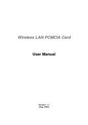 IBM PCMCIA Card User Manual