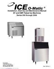 Ice-O-Matic EF Series Installation And Maintenance Manual