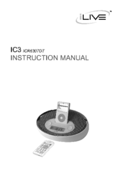iLive IC3  ICR6307DT Instruction Manual