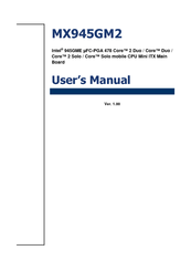 Intel MX945GM2 Hardware User Manual