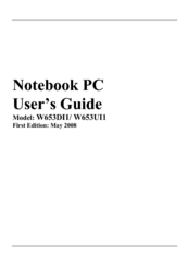 Intel W653UI1 User Manual