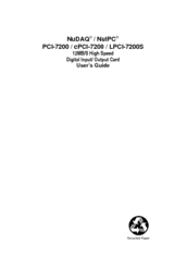 ADLINK Technology PCI-7200 User Manual