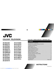 JVC COLOUR TELEVISON AV-29LS24 Instructions Manual