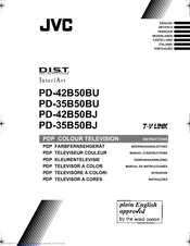 JVC InteriArt PD-42B50BU Instructions Manual