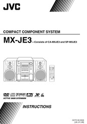 JVC CA-MXJE3 Instructions Manual