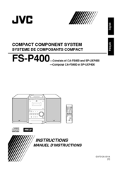 JVC SP-UXP400 Instructions Manual