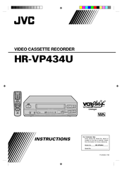 JVC HR-VP434U Instructions Manual