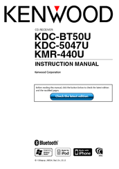 Kenwood KDC-BT50U Instruction Manual