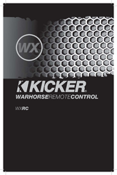 Kicker 08WXRC Owner's Manual