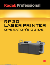 Kodak RP 30 Operator's Manual