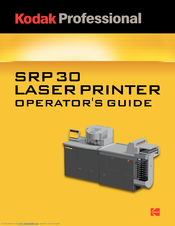 Kodak SRP 30 Operator's Manual