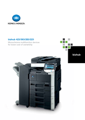 Konica Minolta Bizhub 283 Manuals Manualslib