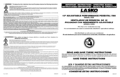 Lasko 1827 Important Instructions