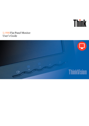 Lenovo ThinkVision L1900 User Manual