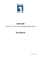 LevelOne ProCon GSW-2496 User Manual