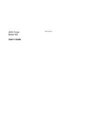 Lexmark 302 User Manual