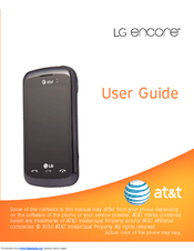 LG GT550 User Manual