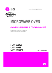 LG LMV1635SBQ Owner's Manual & Cooking Manual