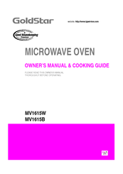 LG MV1615W Owner's Manual & Cooking Manual