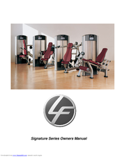 Life Fitness Signature FZLE Owner's Manual