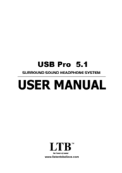 LTB Audio Systems USB Pro 5.1 User Manual
