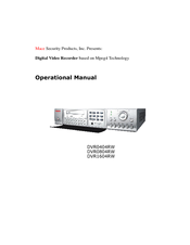 Mace DVR0404RW Operational Manual