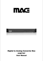 MAG CCB7707 User Manual
