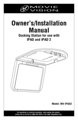 Movie Vision MV-IPAD2 Owners & Installation Manual