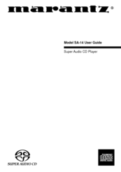 Marantz SA-14 User Manual