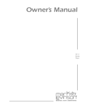 Mark Levinson Media Player N51 Owner's Manual