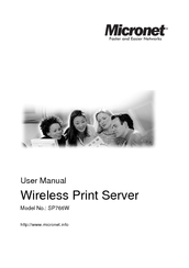 MicroNet SP766W User Manual